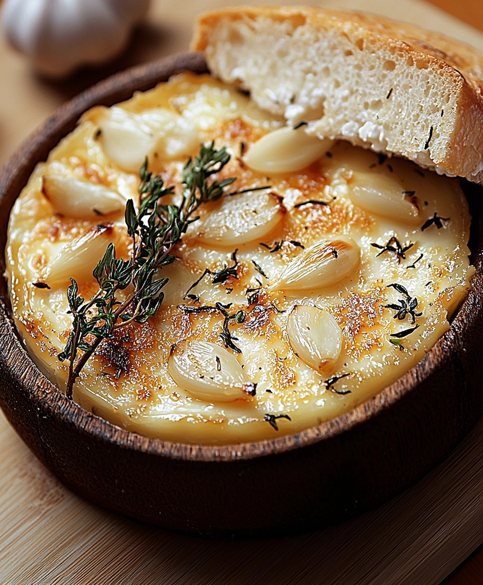 Camembert au thym et à l'ail