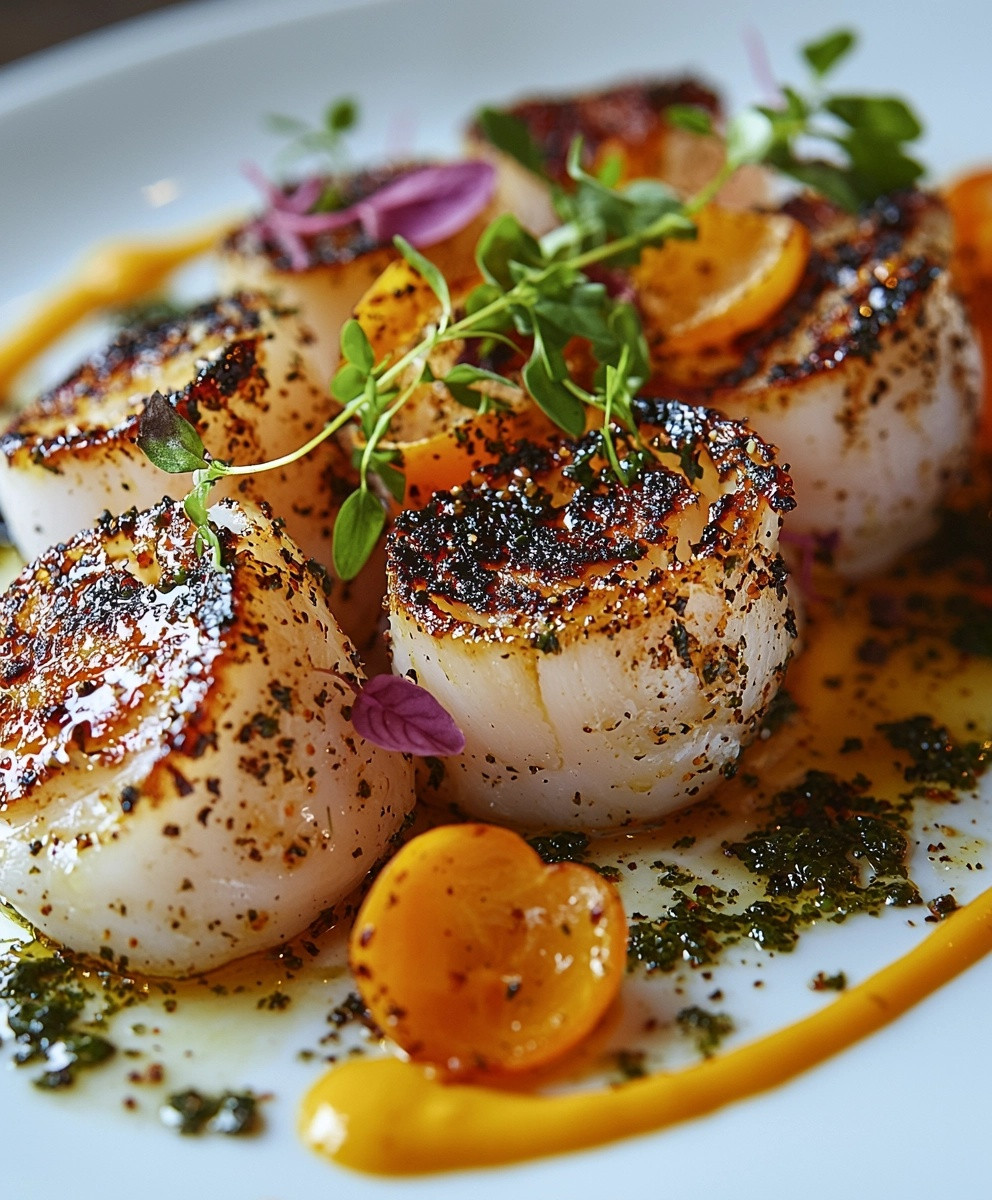 Calamars grillés aux herbes