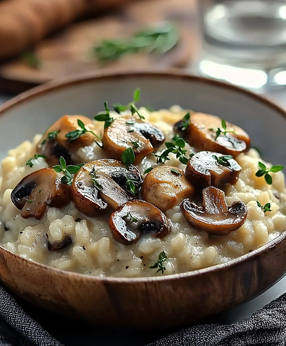 Risotto aux Champignons Savoureux