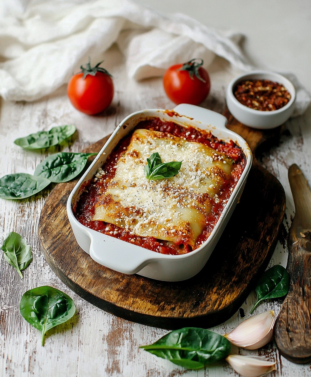 Cannelloni ricotta épinard