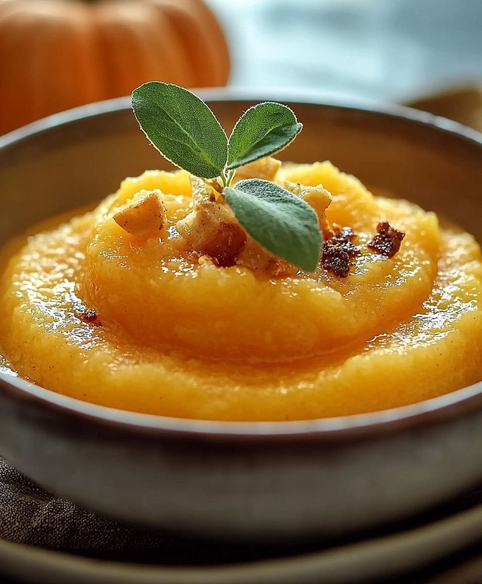 purée de citrouille maison