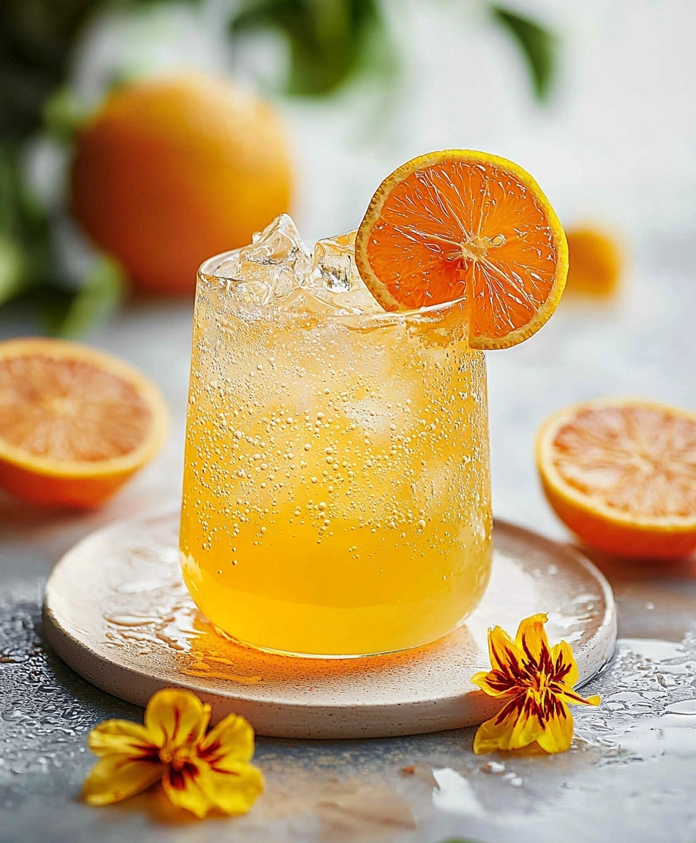 Limonade pétillante agrumes érable