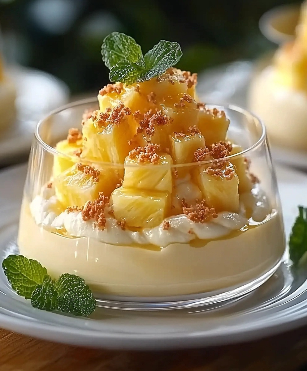 Mousse à l'Ananas