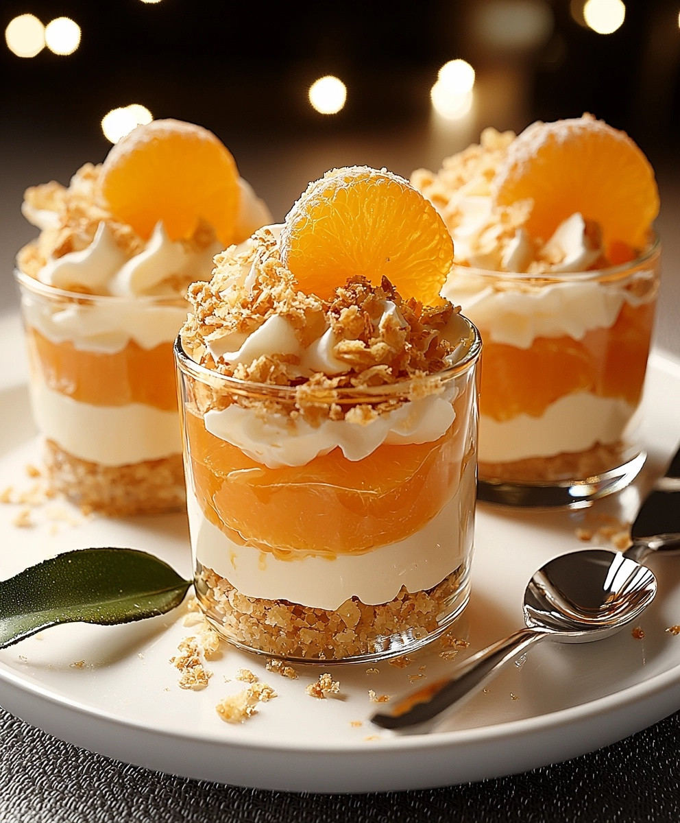 Cheesecake clémentines verrines