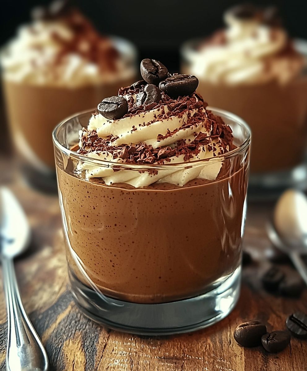 Mousses légères choco café