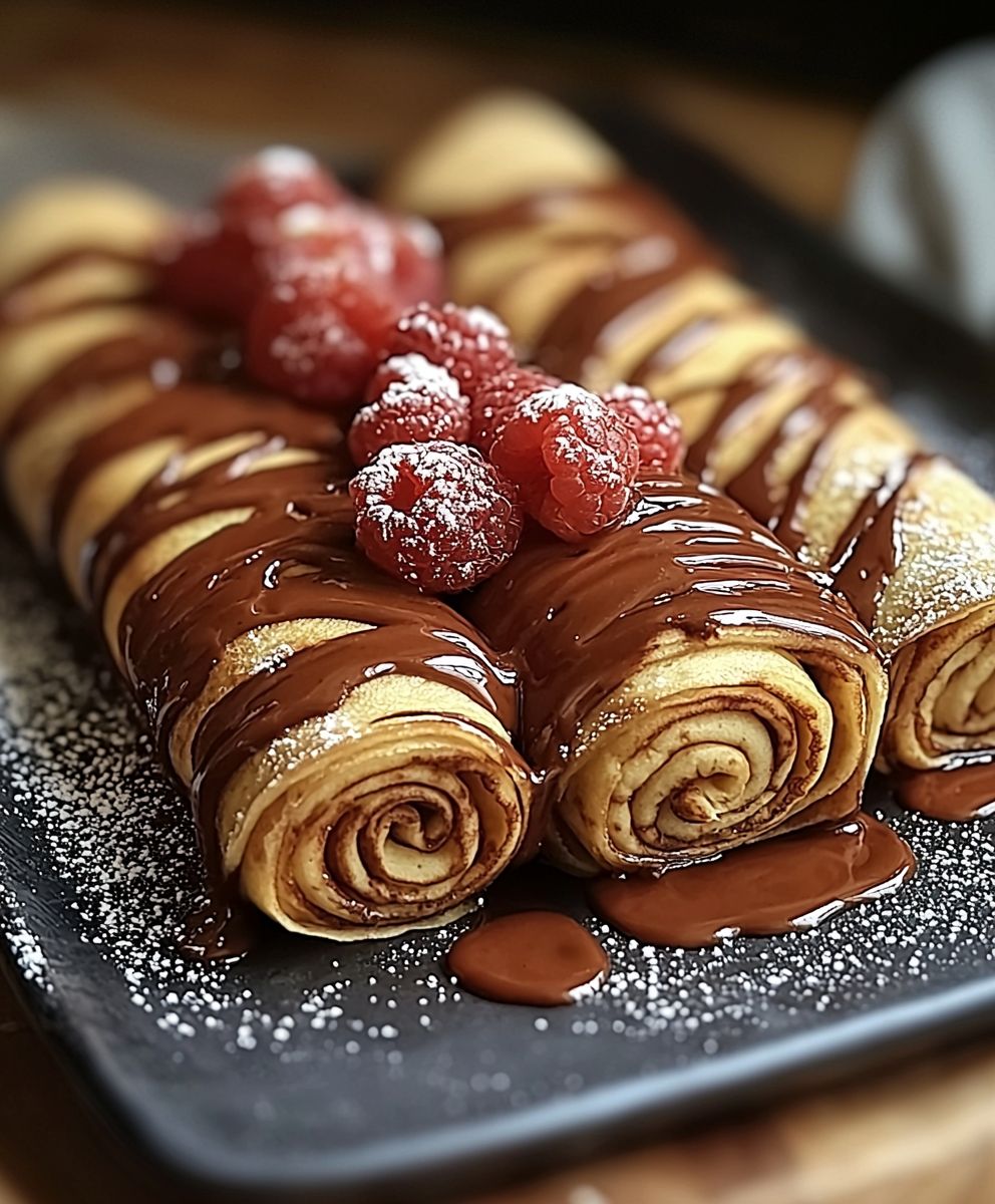 Crepe roulee au Nutella
