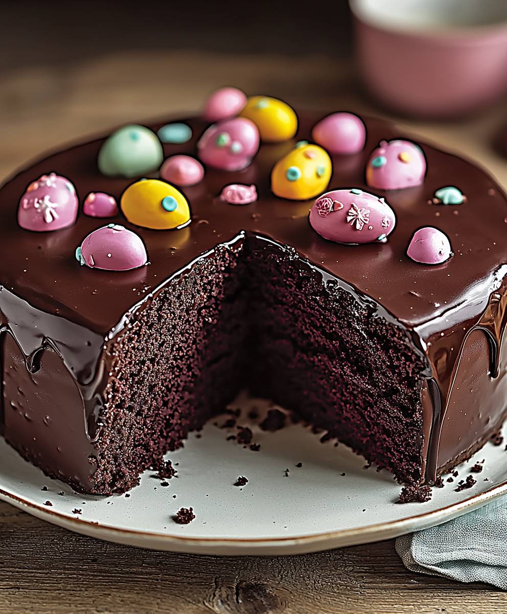 Gateau Paques Chocolat Fondant