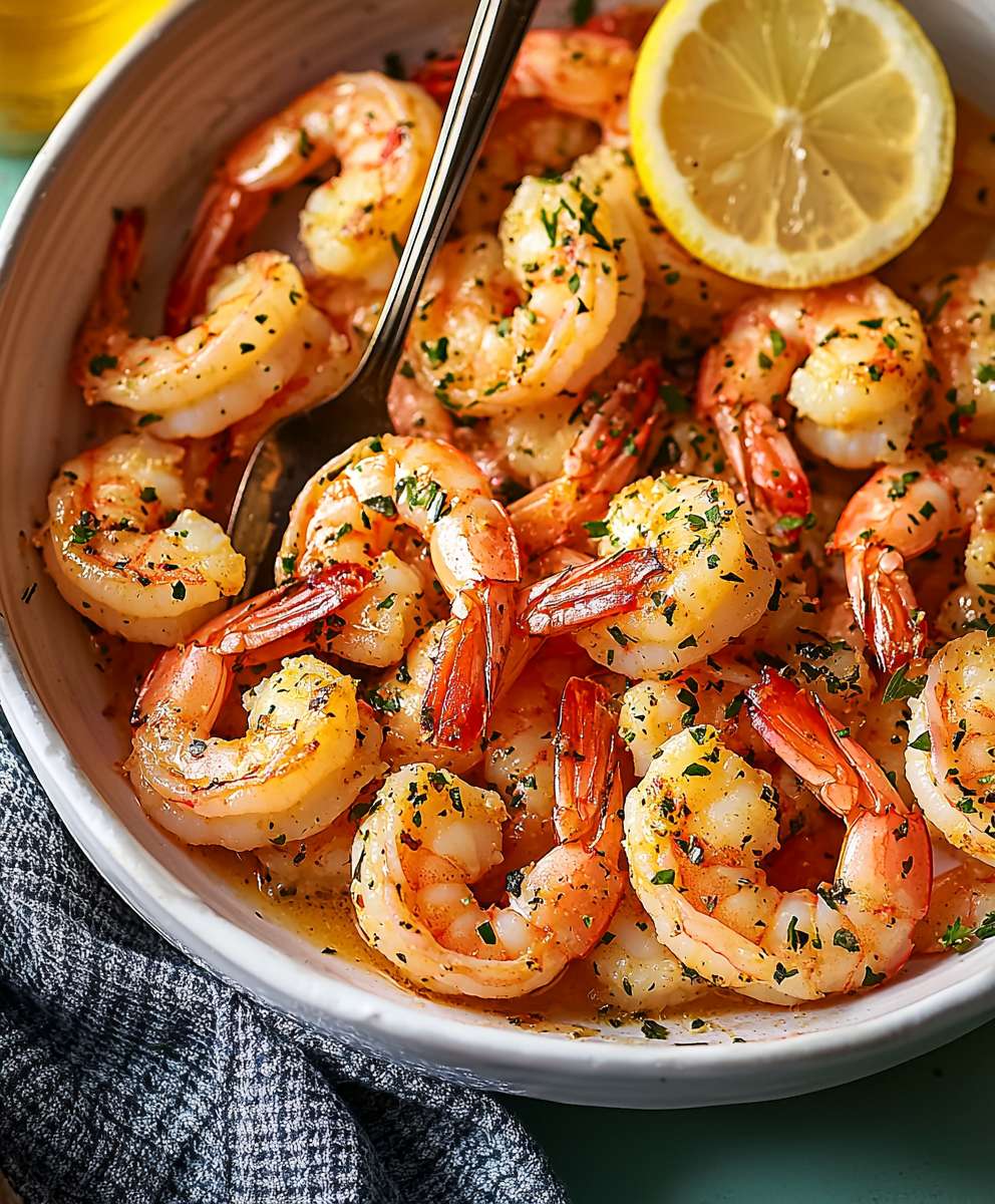 Crevettes à l'ail