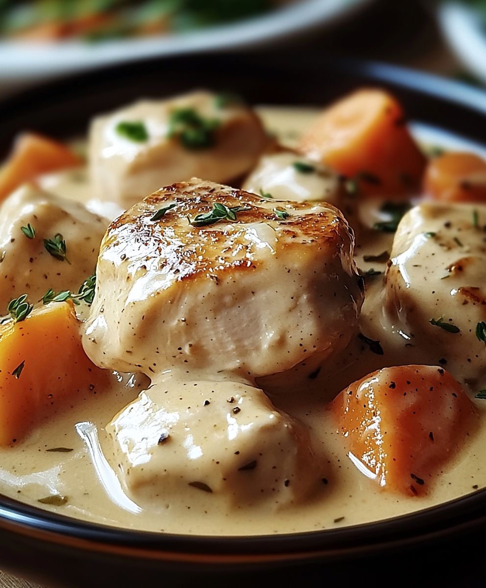 Blanquette de poulet crémeuse