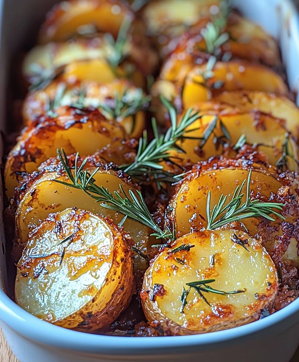Pommes de terre rôties croustillantes