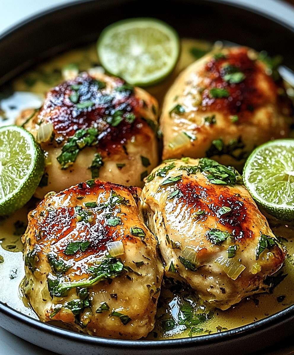 Poulet coco citron vert