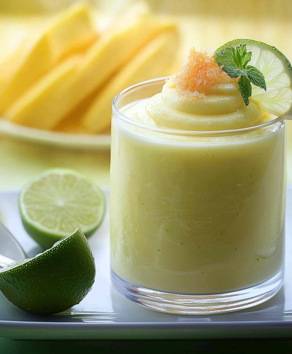 Mousse mangue citron vert