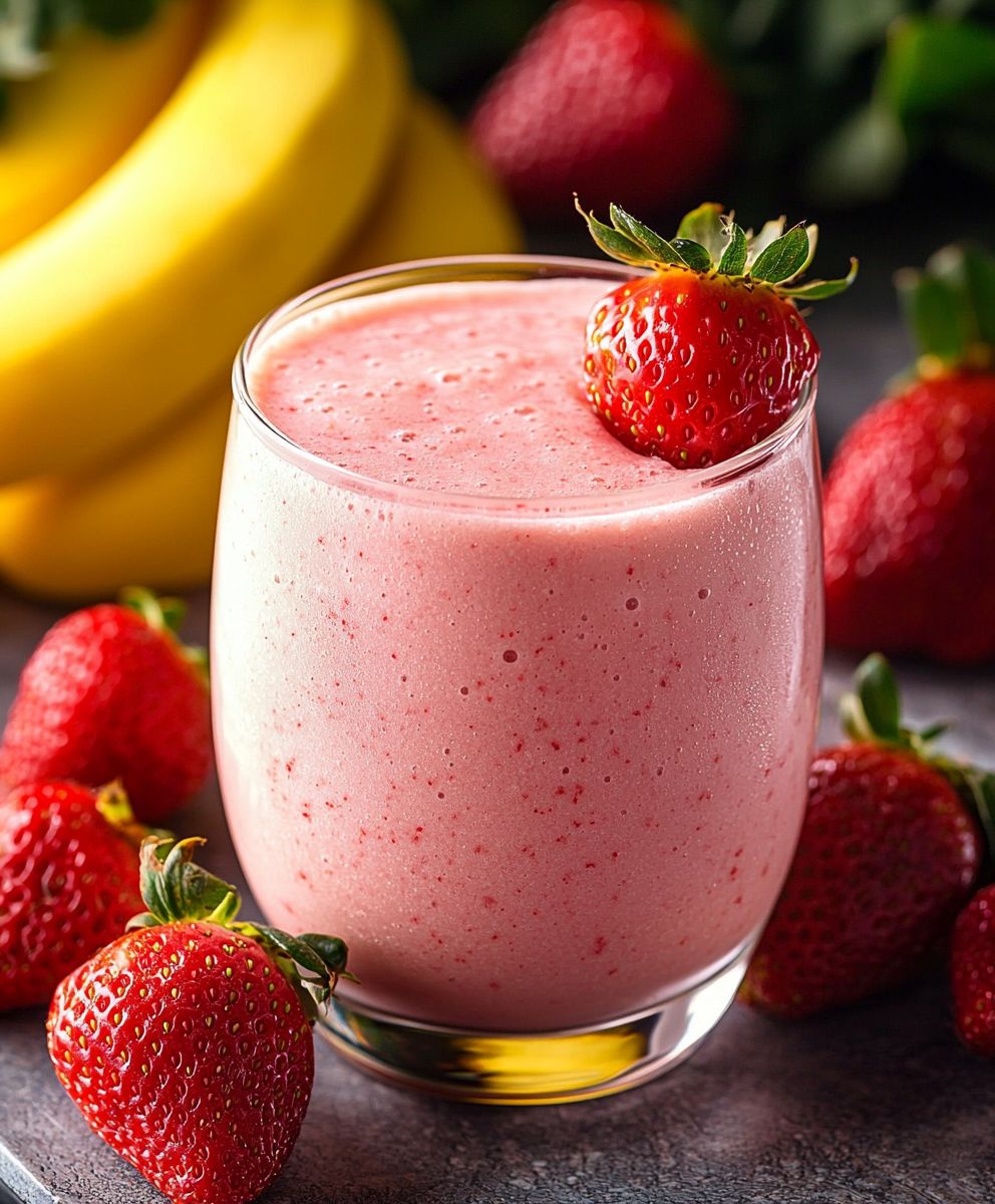 Smoothie fraise facile