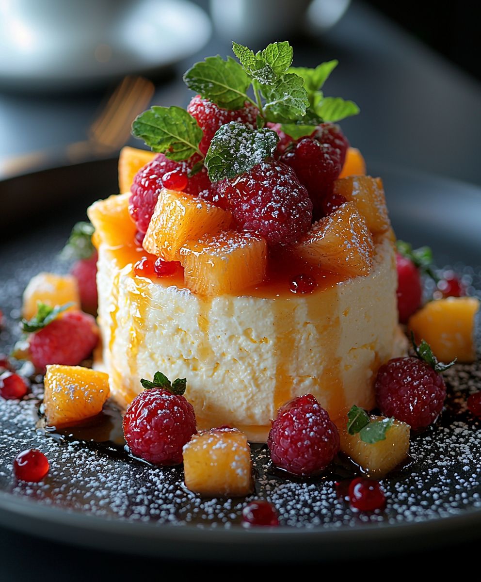 Salade de fruits cheesecake