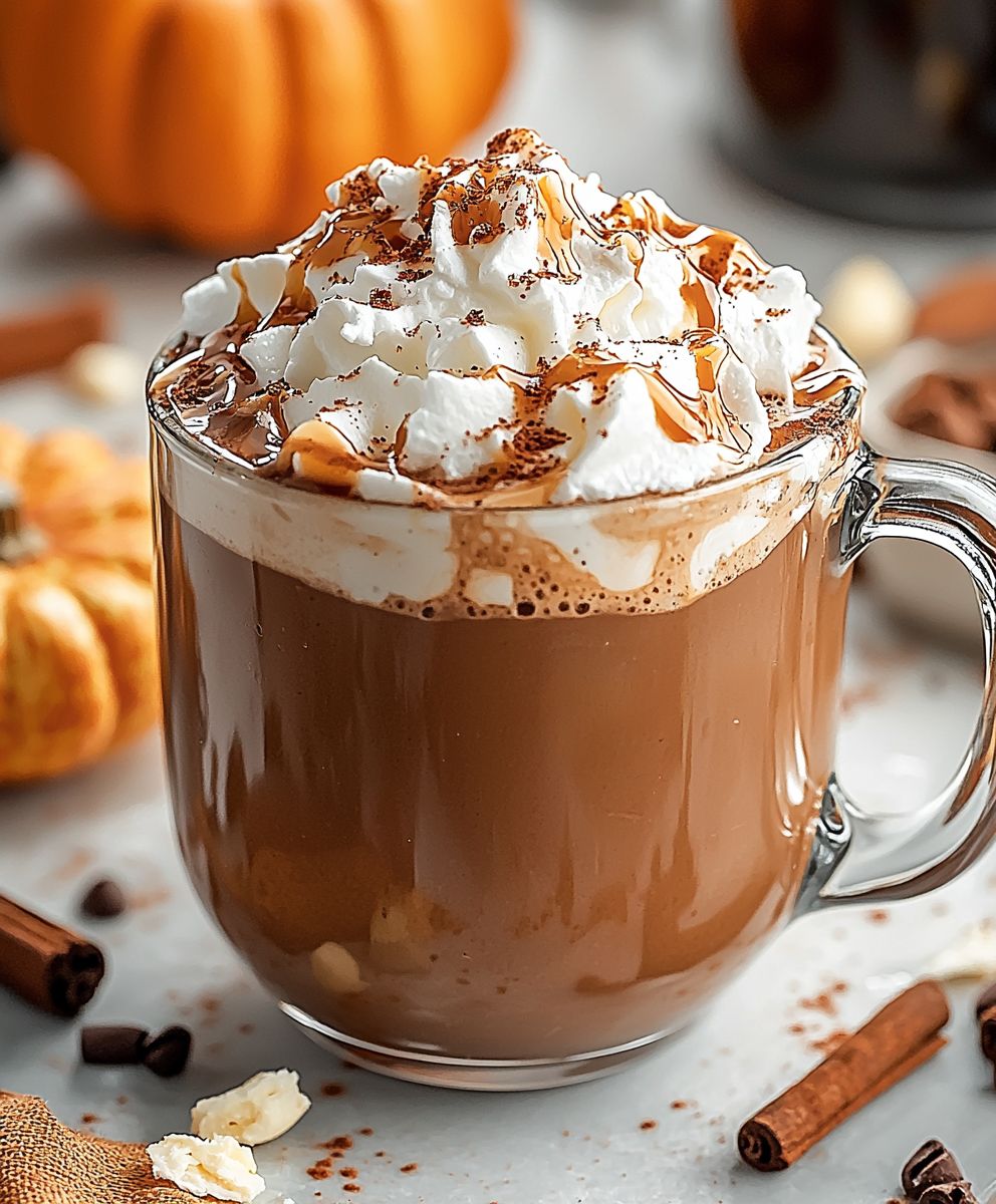 Chocolat chaud citrouille épices