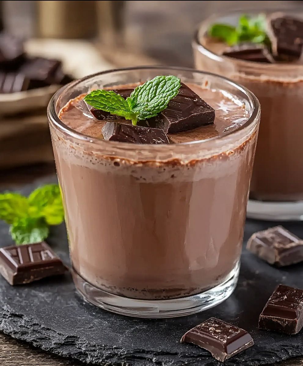 Chocolat fraîcheur thé menthe