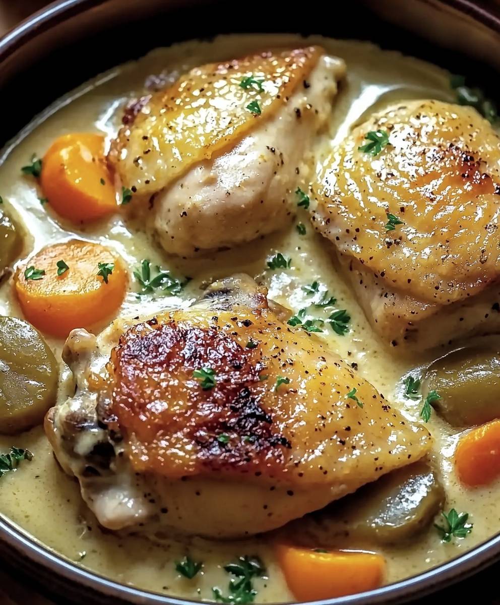 Blanquette de poulet onctueuse