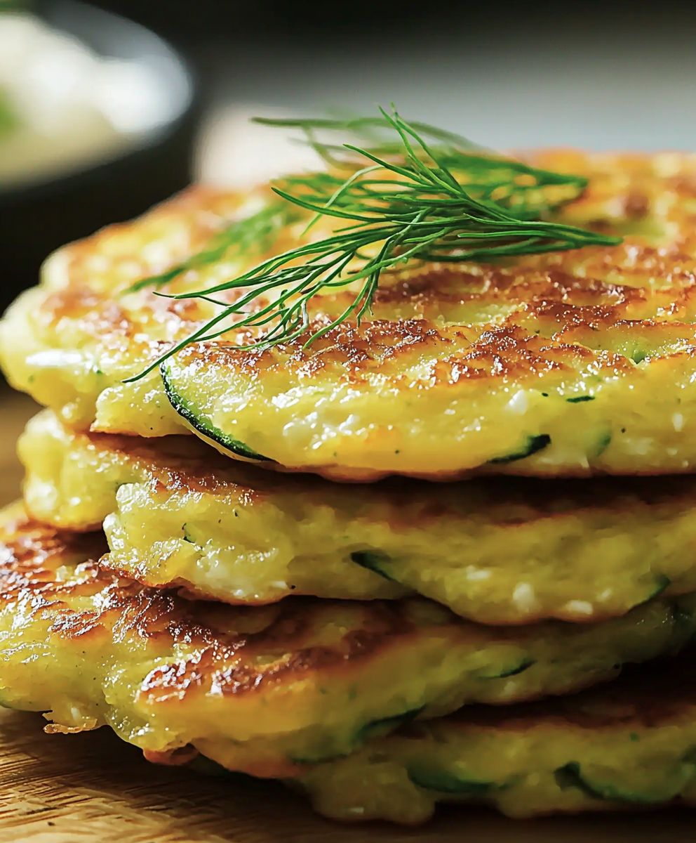 Galettes courgettes fromage blanc