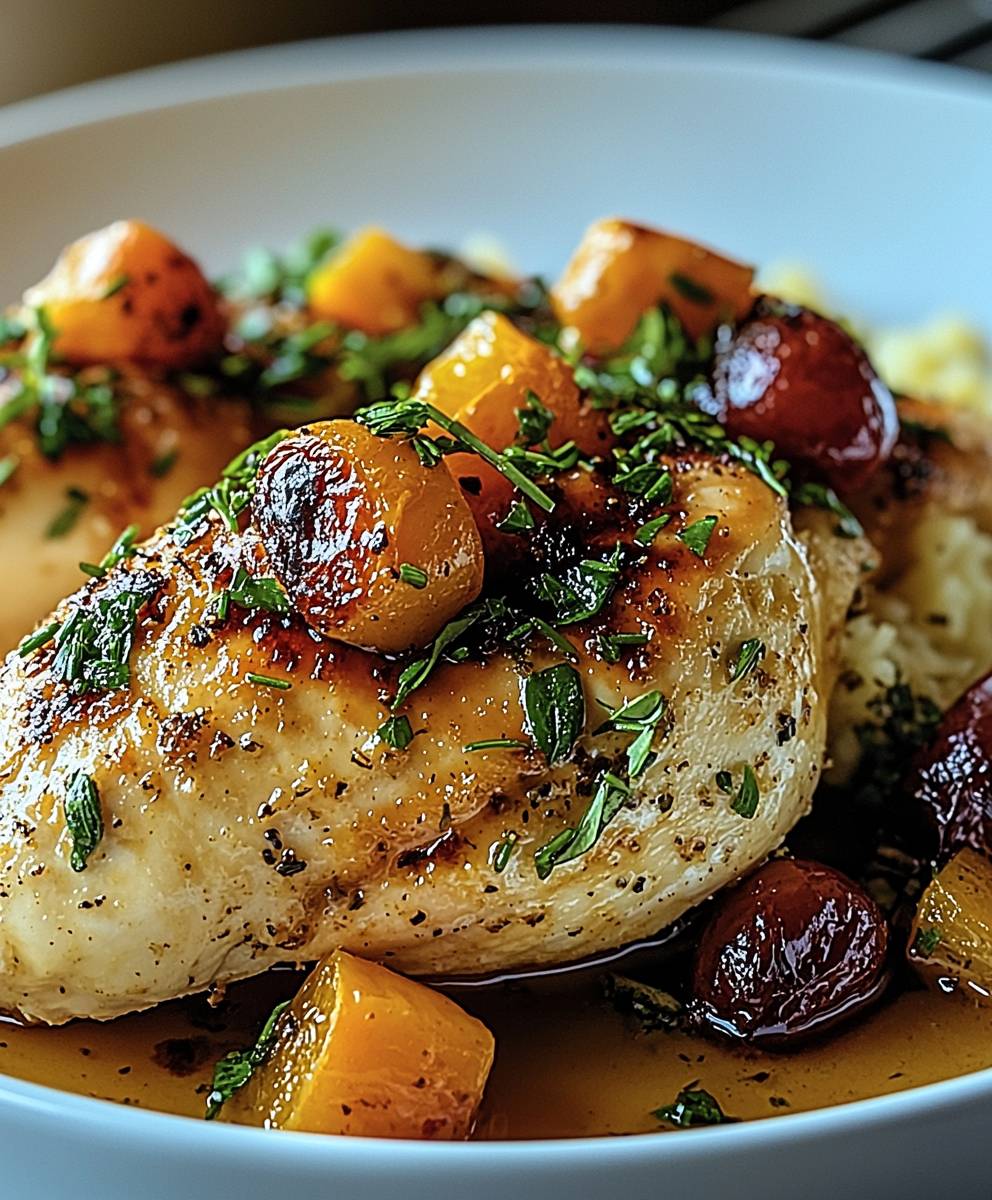 Poulet coco provençale herbes