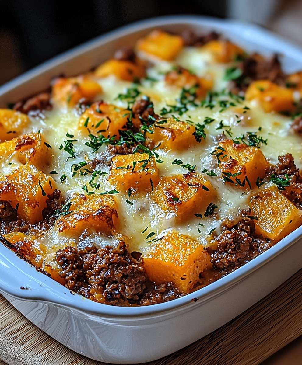 Gratin patate douce boeuf haché
