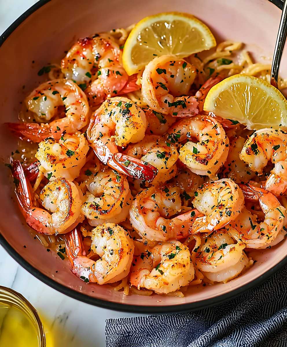 Crevettes à l'ail