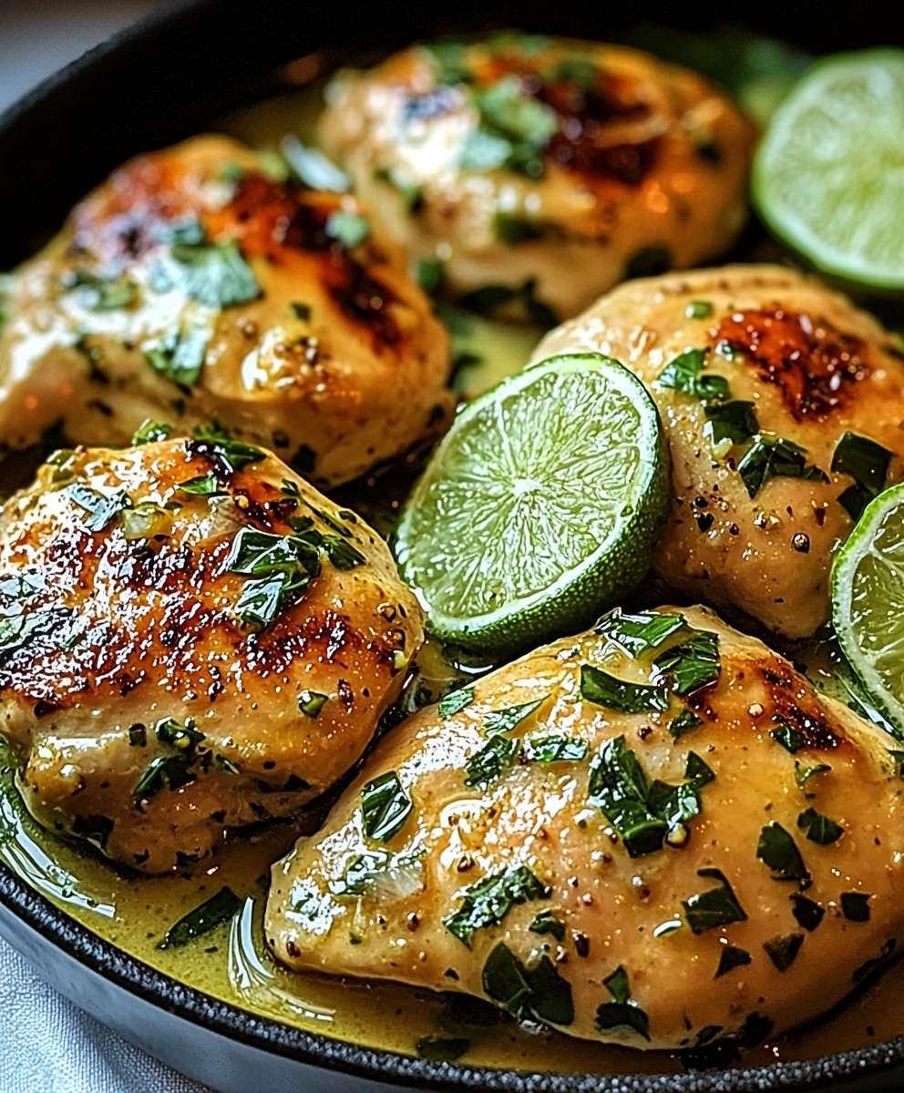 Poulet coco citron vert
