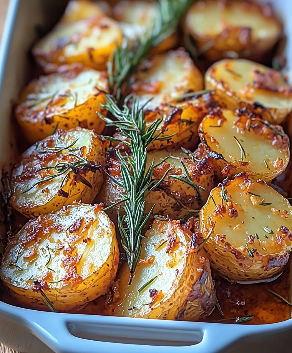 Pommes de terre rôties croustillantes