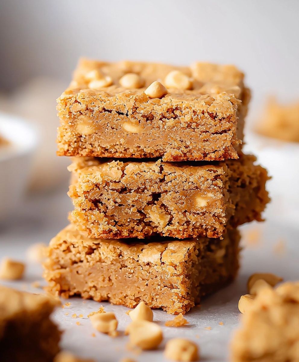 Blondies beurre de cacahuète