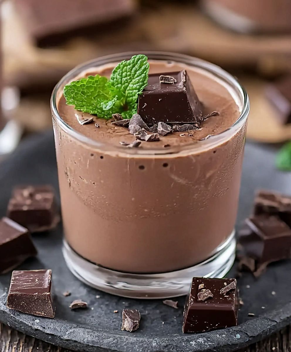Chocolat fraîcheur thé menthe