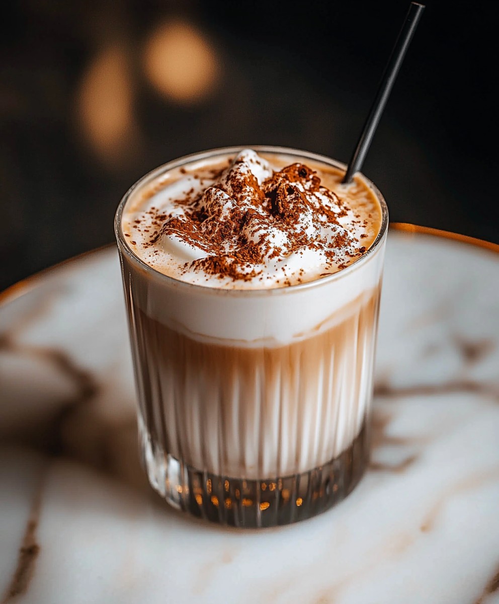 Cappuccino glacé cétogène