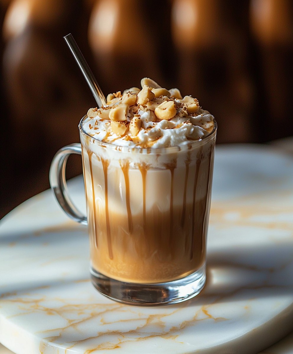 Café glacé cétogène noix macadamia