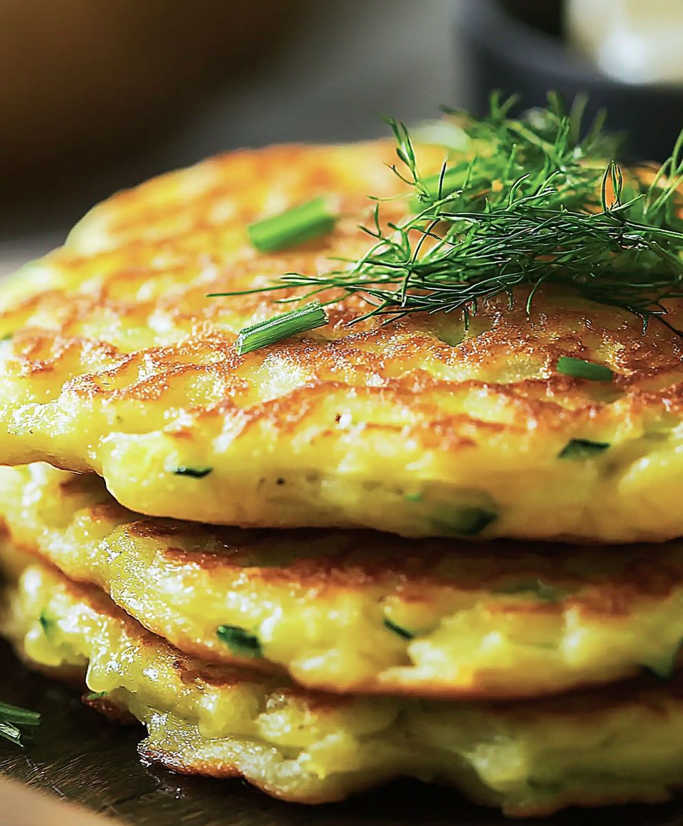 Galettes courgettes fromage blanc