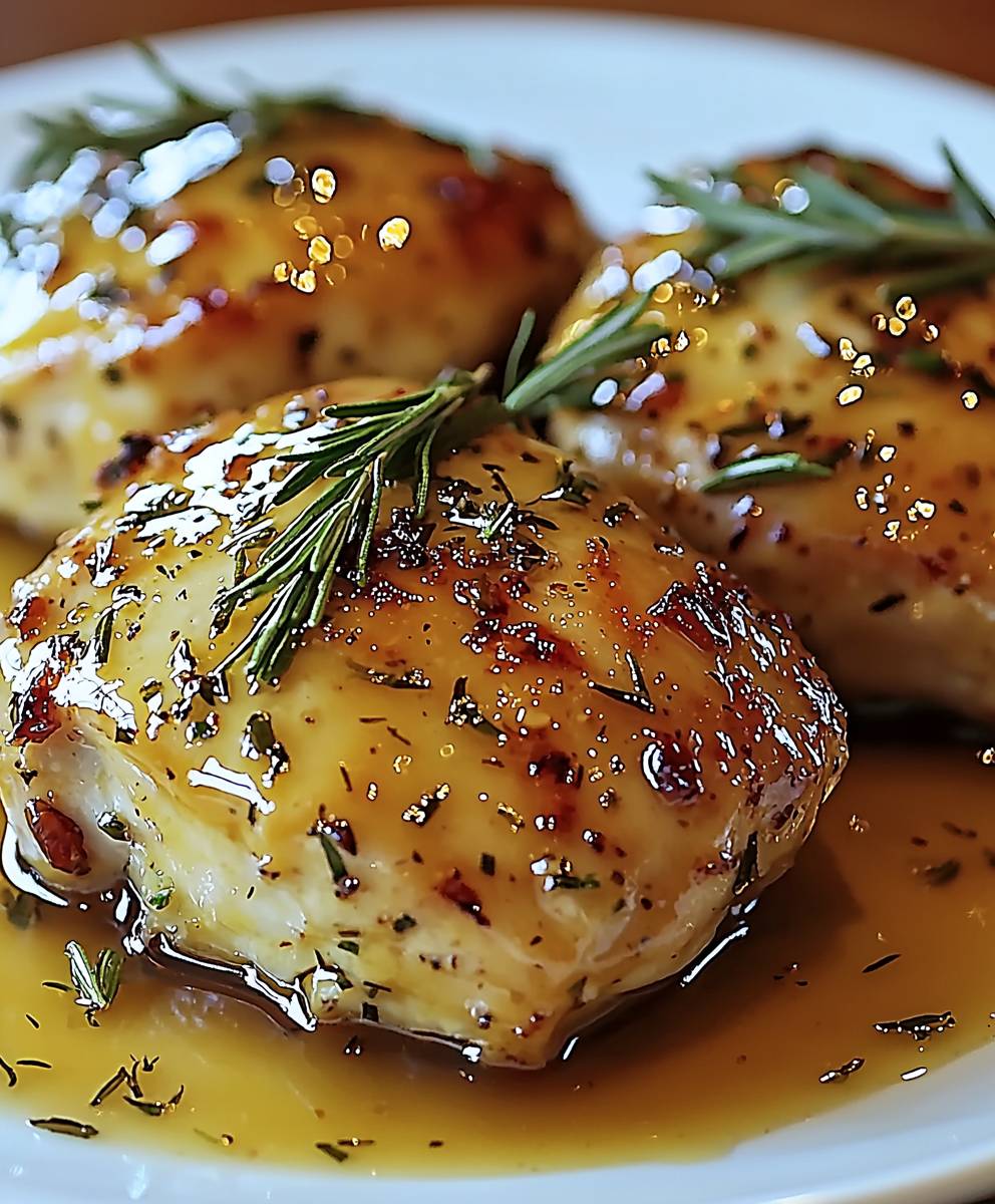 Poulet miel moutarde