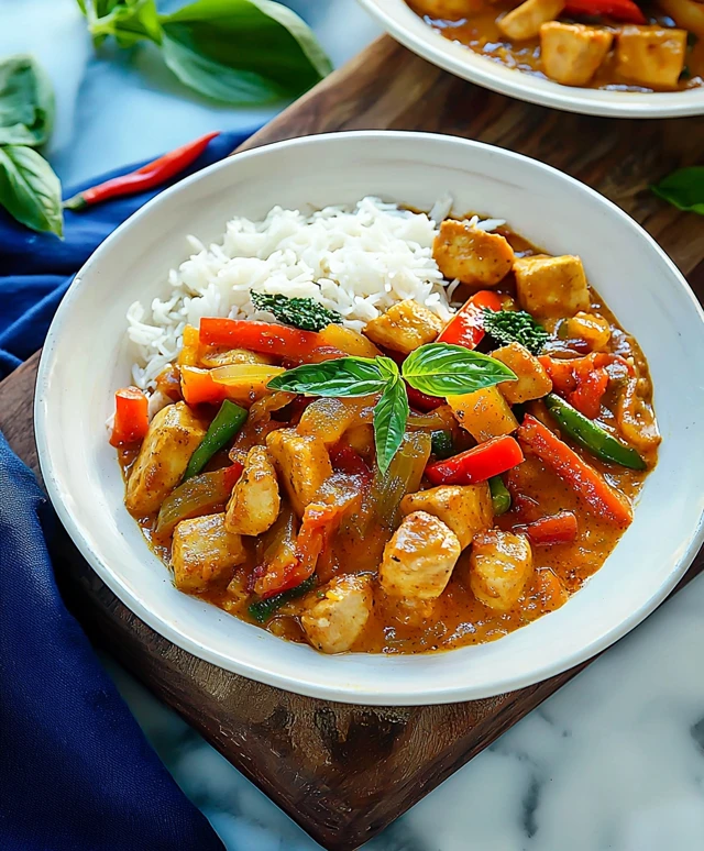 Curry thaï Panang légumes