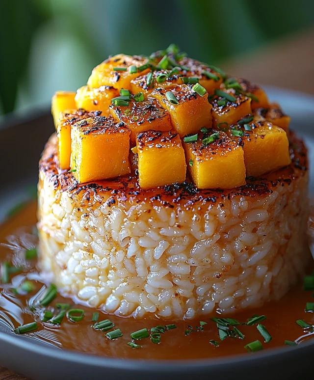 Riz gluant mangue
