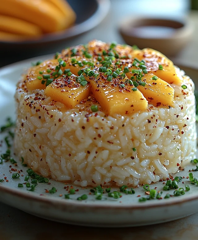 Riz gluant mangue