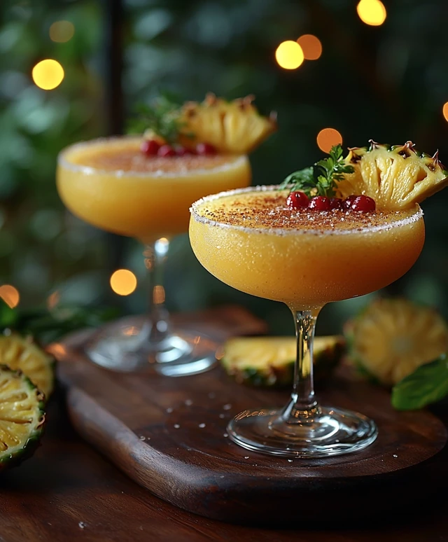 Margarita ananas gingembre