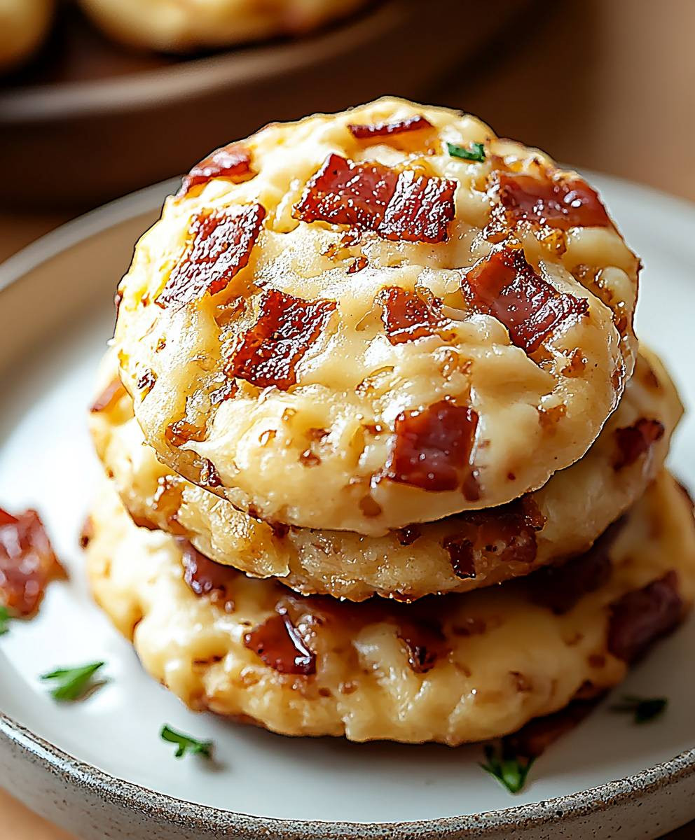 Cookies salés lardons reblochon