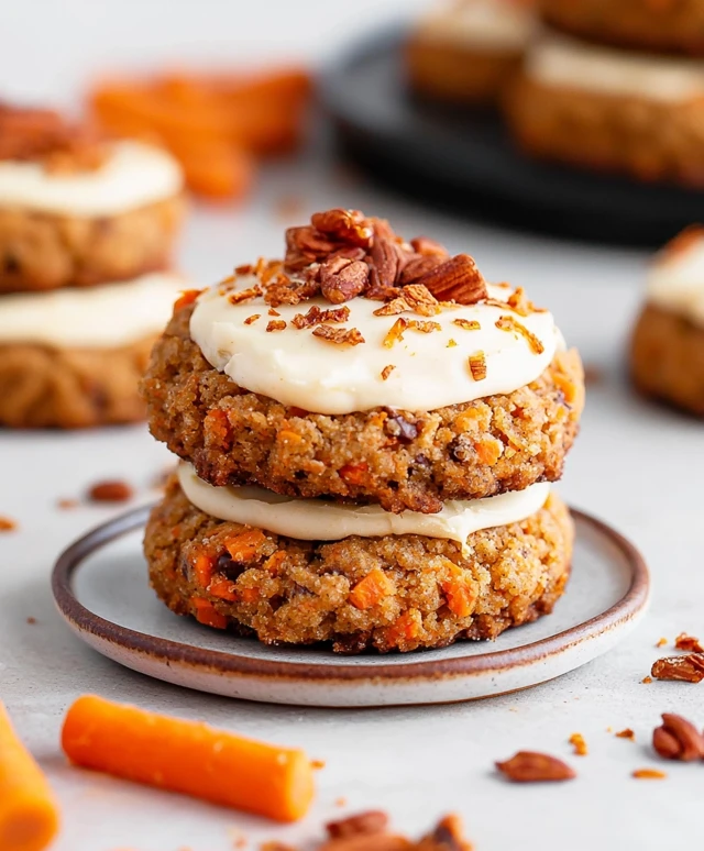 Biscuits végétaliens carottes