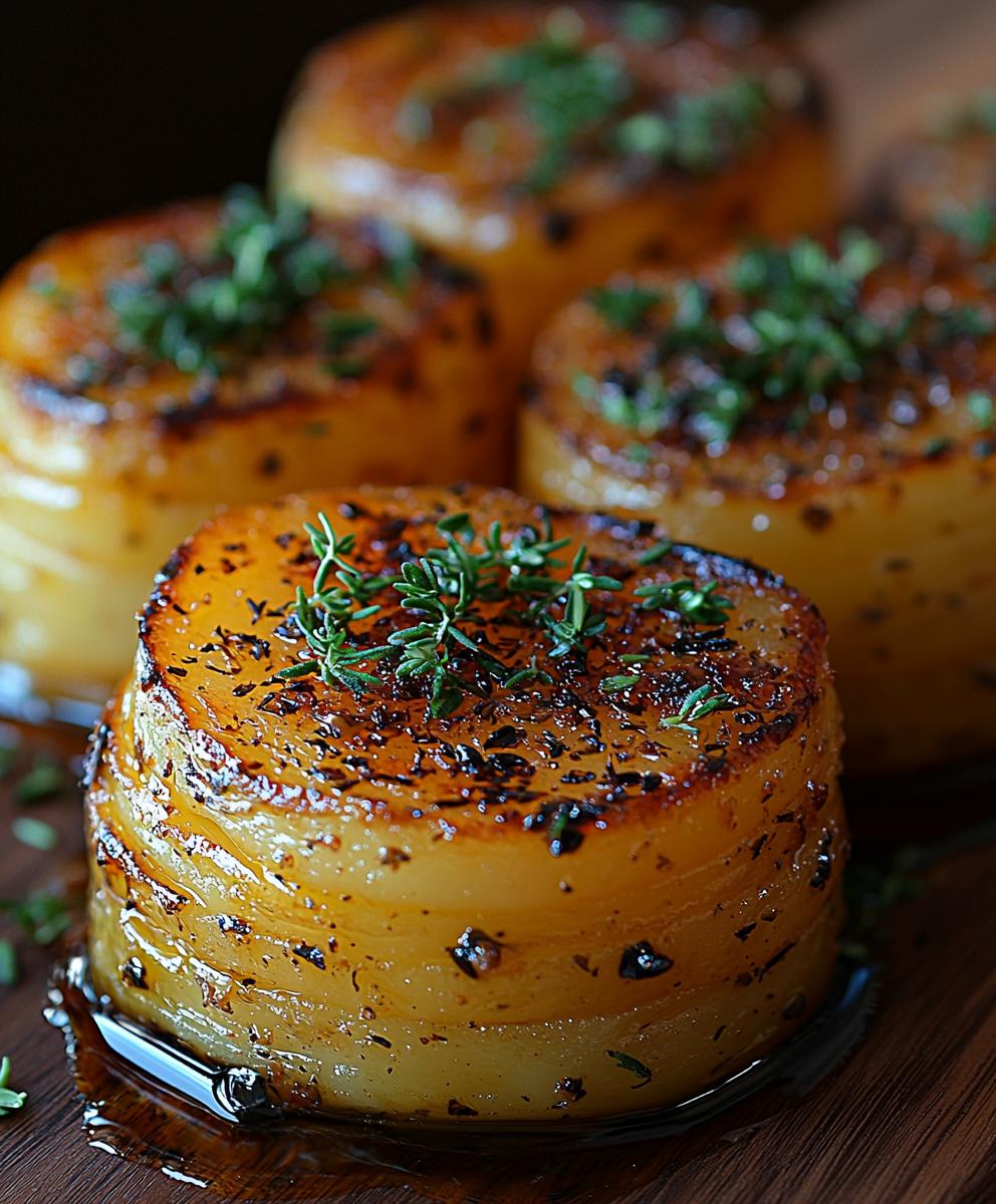 Piles de pommes de terre herbes