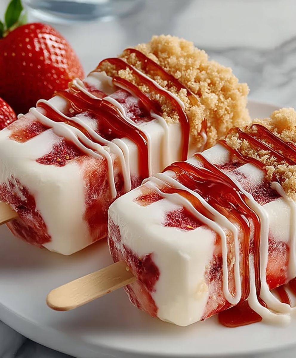 Sundae fraises cheesecake