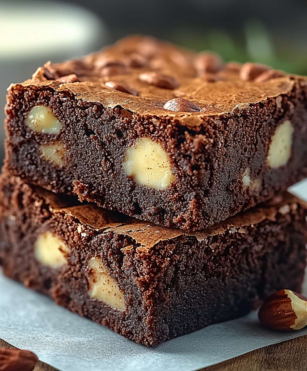 Brownie moelleux aux noix