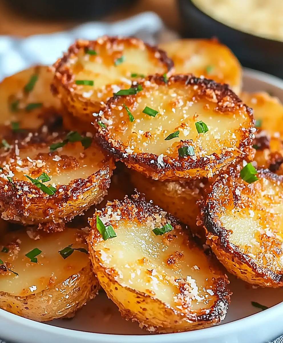 Pommes de terre croûte parmesan