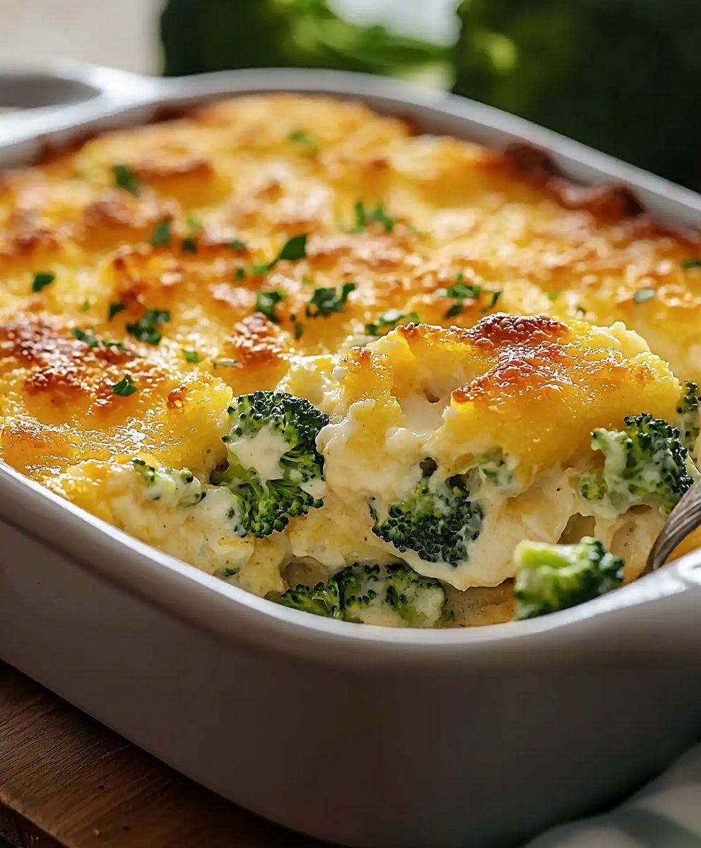 Casserole brocoli fromage
