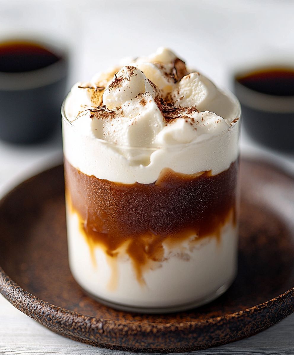 Mousse froide crème vanille