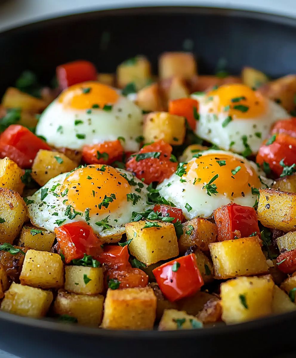 Hash de petit déjeuner légumes