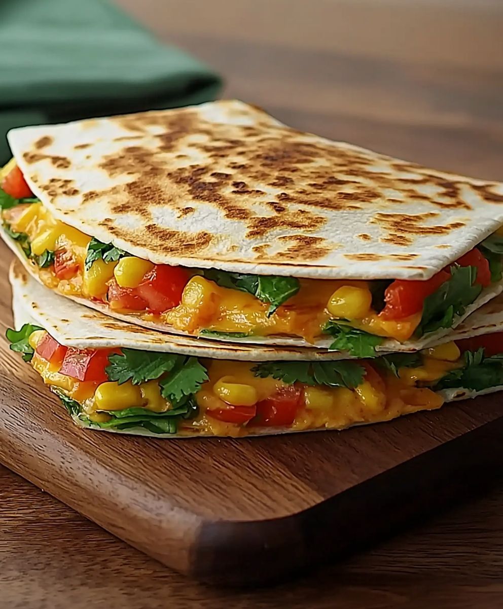 Quesadilla petit déjeuner facile