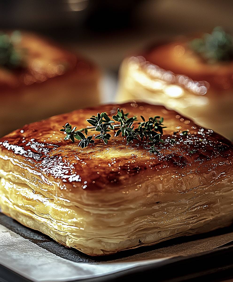 Galettes feuilletées au boeuf