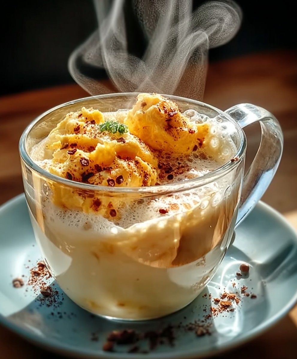 Oeufs brouillés micro-ondes tasse