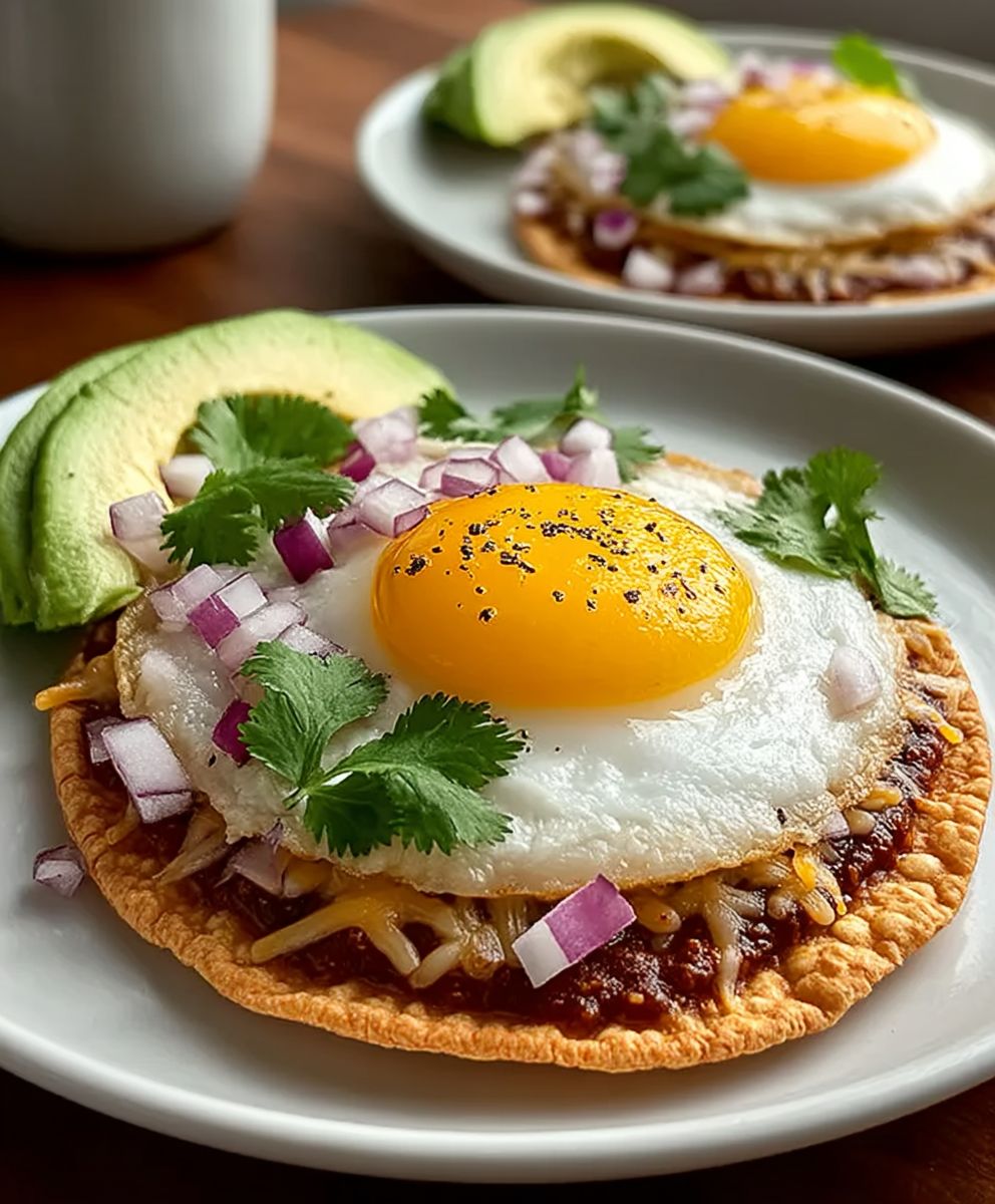 Tostadas Chili Rouge Oeufs